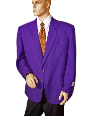 purple blazer
